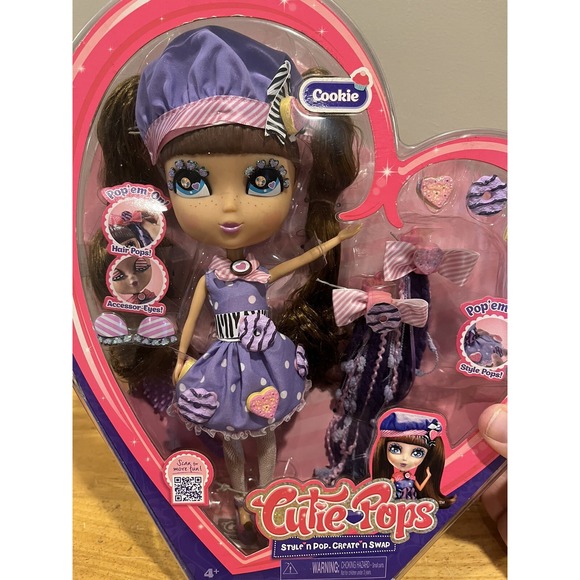 CUTIE POPS *COOKIE* PRINCESS‎ DOLL "Style 'N Pop - Create 'N Swap" - Picture 5 of 5